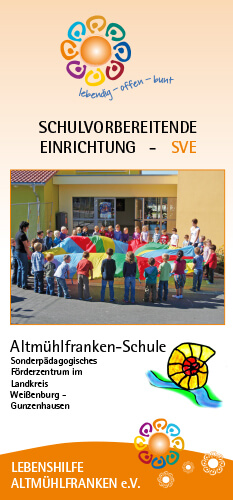 Lebenshilfe Altmühlfranken Flyer Schulvorbereitende Einrichtung (SVE)