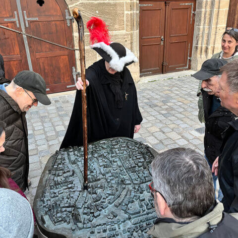 Unterwegs mit der Weißenburger Nachtwächterin