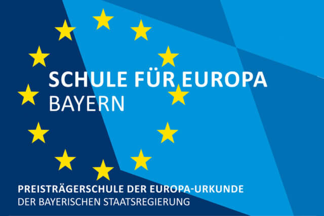 Verleihung der Urkunde Schule für Europa