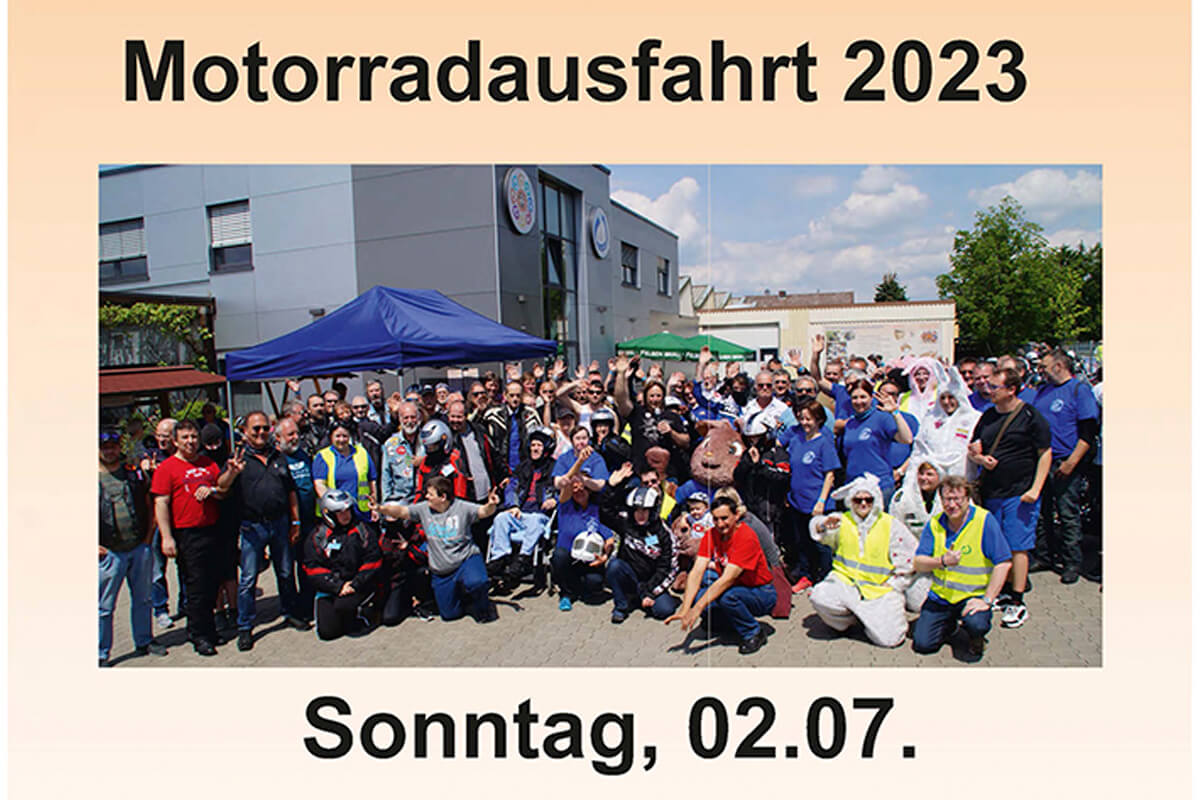 Motorradausfahrt der Weißenburger Werkstätten